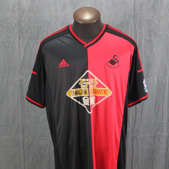 Swansea City AFC Jersey - 2014 Away Jersey 6 Ashley Williams - Men's 3XL - Picture 3 of 10